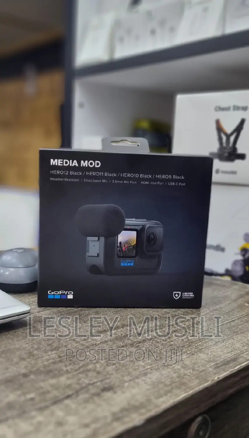 Gopro Media Mod for HERO 12/Hero9/Hero10/Hero11 Black