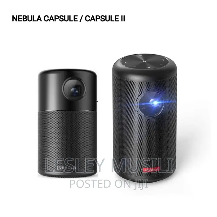 Nebula Capsule II Smart Mini Projector, by Anker, Palm-Sized