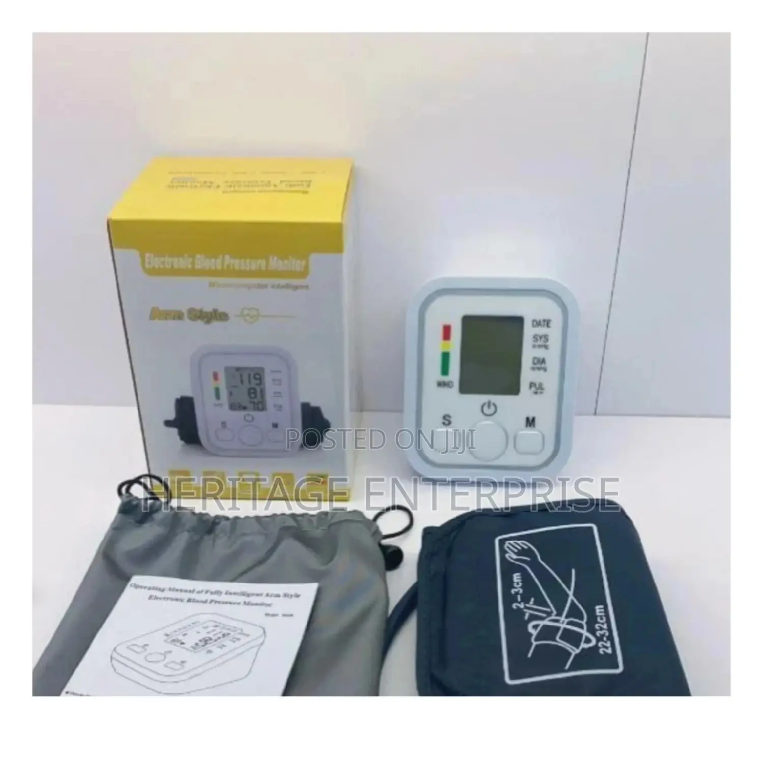 Blood Pressure Machine and Pulse Monitor