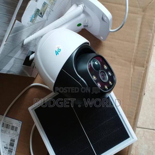 4g Simcard PTZ Camera; Rechargeable' Batteries Solar Camera