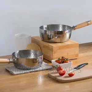 Stainless Steel SUFURIA/SNOW/MILK Cookwarewith Wooden Handle