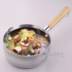 Stainless Steel SUFURIA/SNOW/MILK Cookwarewith Wooden Handle