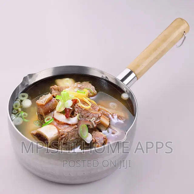 Stainless Steel SUFURIA/SNOW/MILK Cookwarewith Wooden Handle