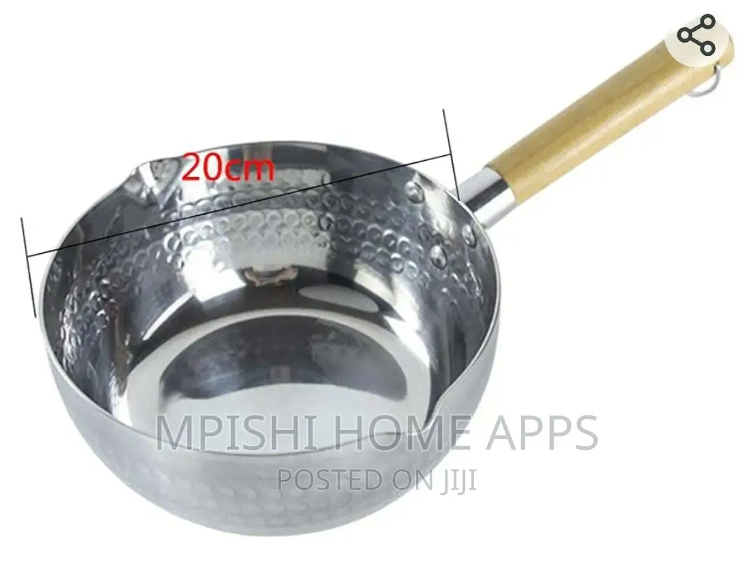 Stainless Steel SUFURIA/SNOW/MILK Cookwarewith Wooden Handle