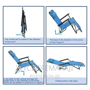 Beach Lounge Chair and Camping Chair