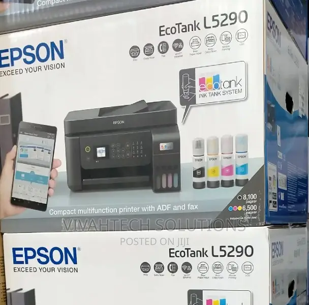 Epson Printer L5290 Wireless!Print, Scan, Copy, Fax With Adf