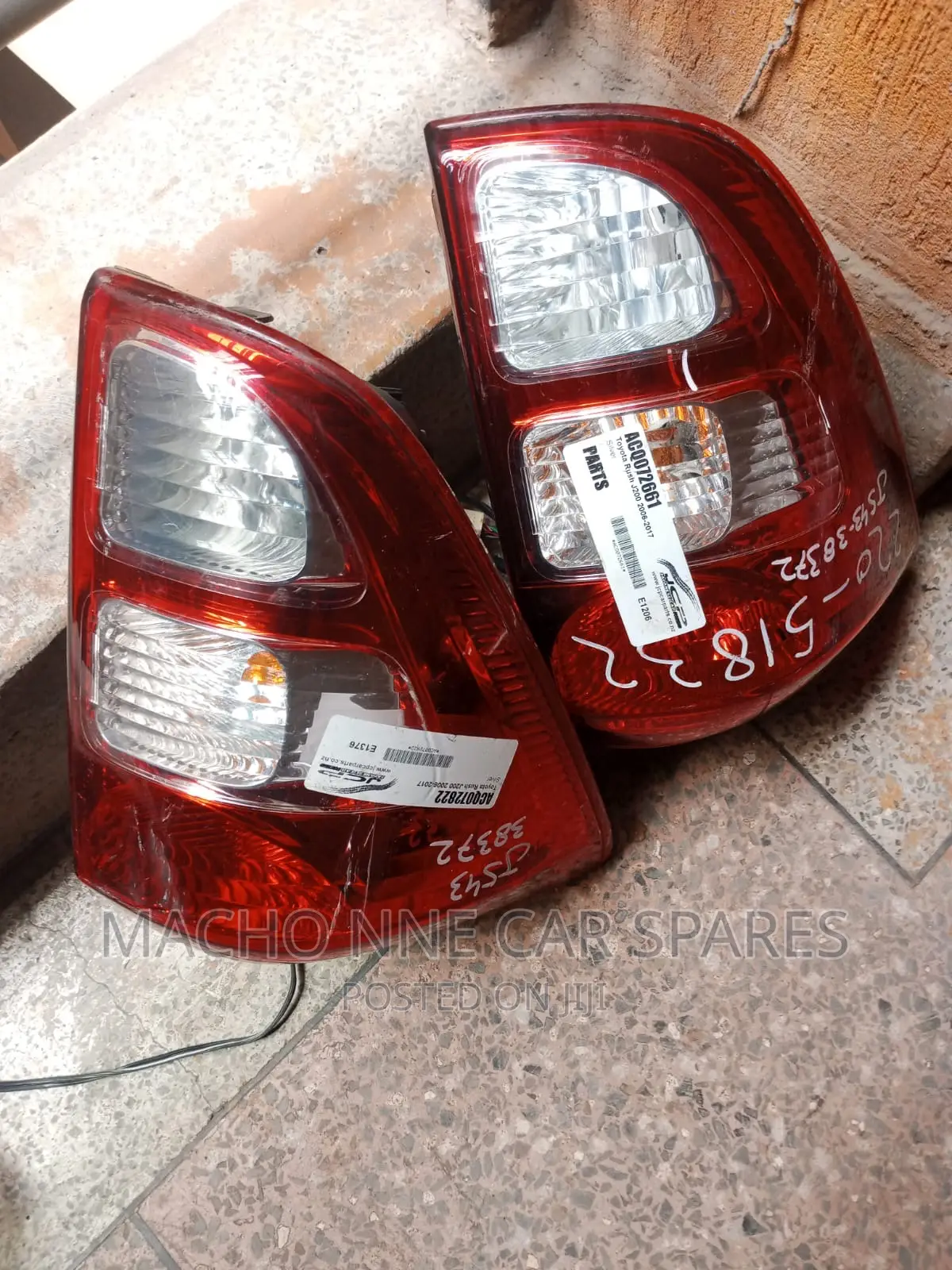 Toyota Rush Red Backlight