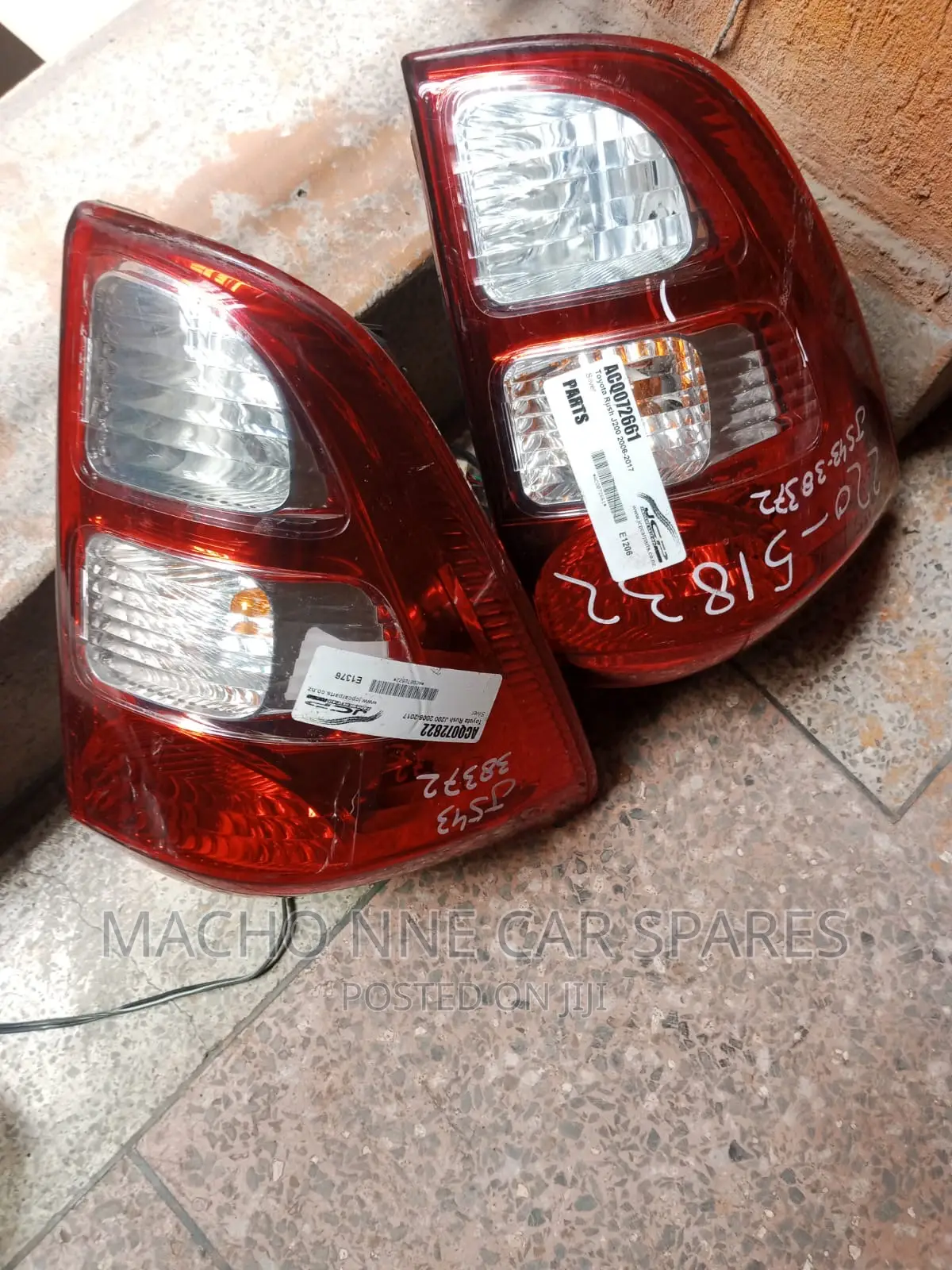 Toyota Rush Red Backlight