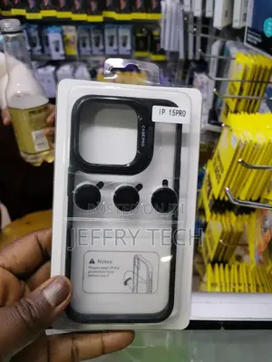 iPhone 15 Pro NY Transparent Lens Protector Cover Case