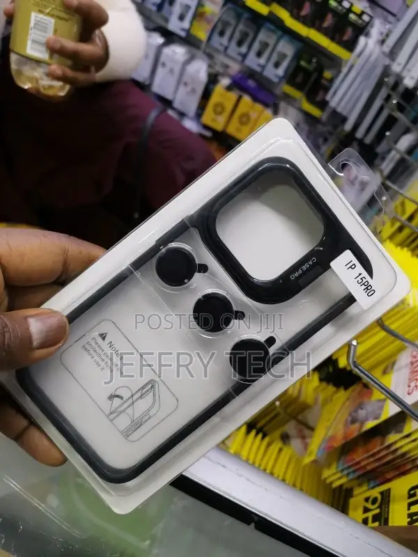 iPhone 15 Pro NY Transparent Lens Protector Cover Case