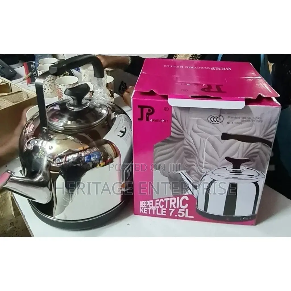 Electric Kettle 7.5 Jp Kettle Silver .