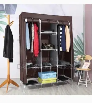 3 Column Metallic Wardrobe
