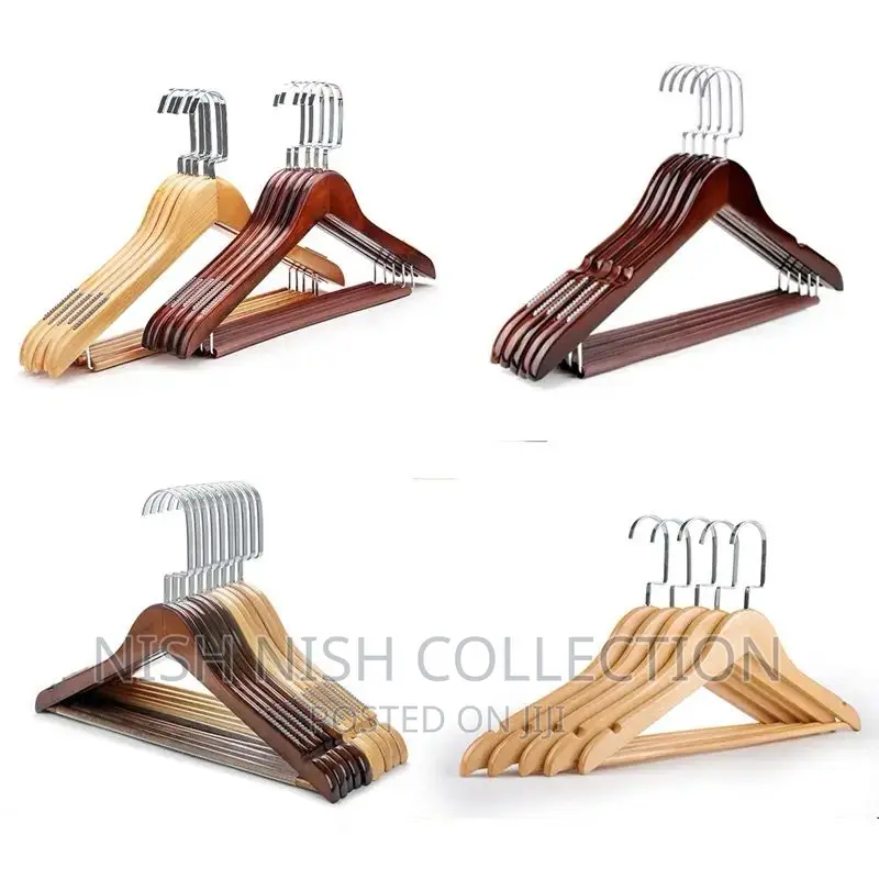 *10pcs Wooden Clothes Hanger