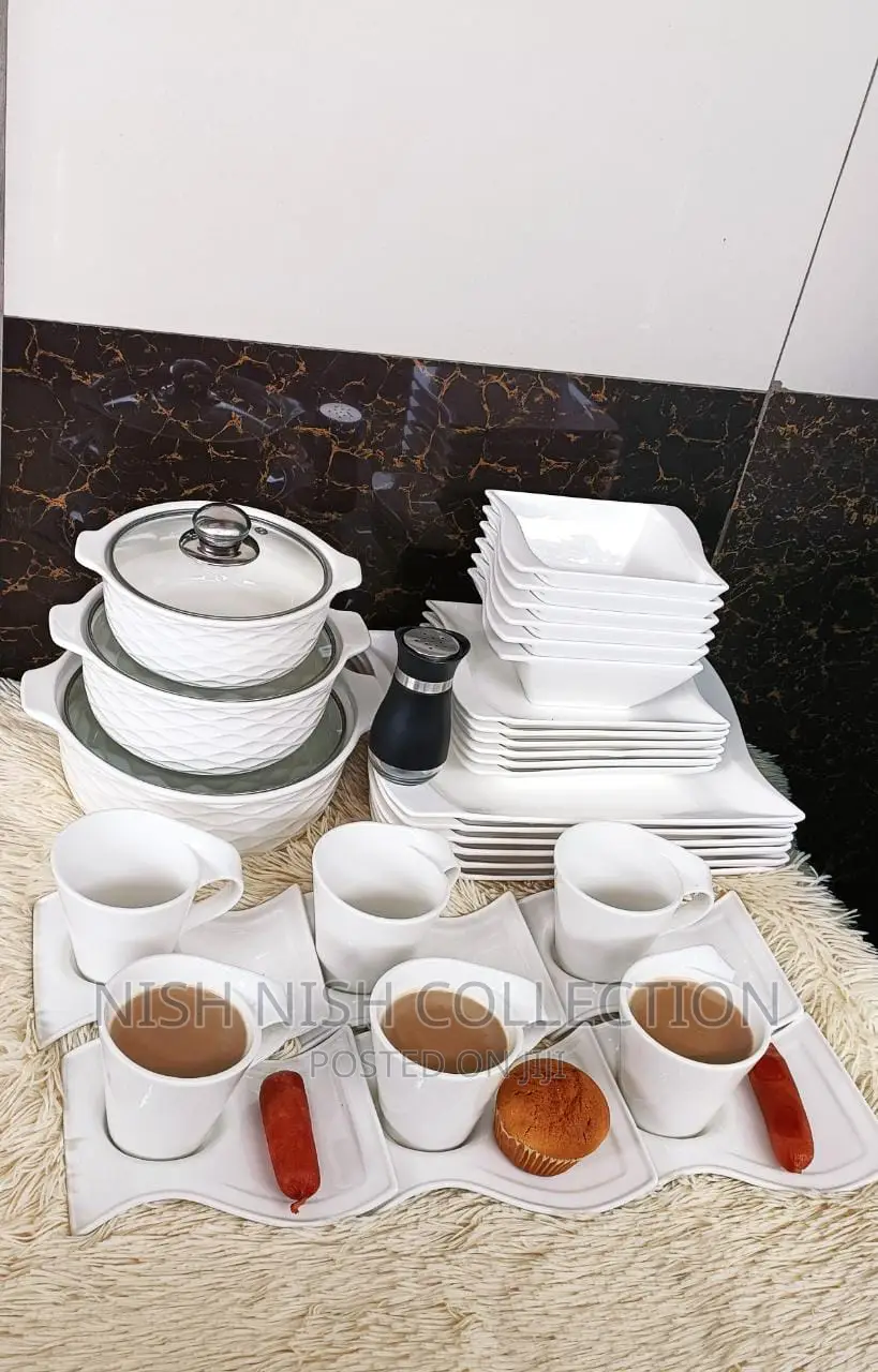 37 Piece Trendy Dinner Set