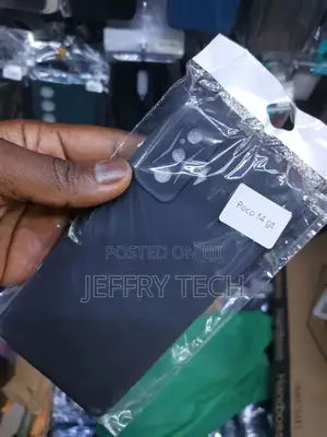Soft Flexible Silicone Back Cover Black (Poco F4 GT 5G)