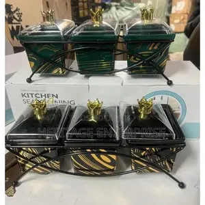 Serving Dishes,3 PCS Ceramic Canister ,300 Ml