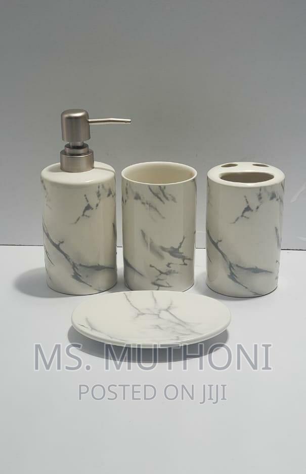 500ml Shampoo Dispenser Bottle Ceramic Lotion Bottl Set of 3