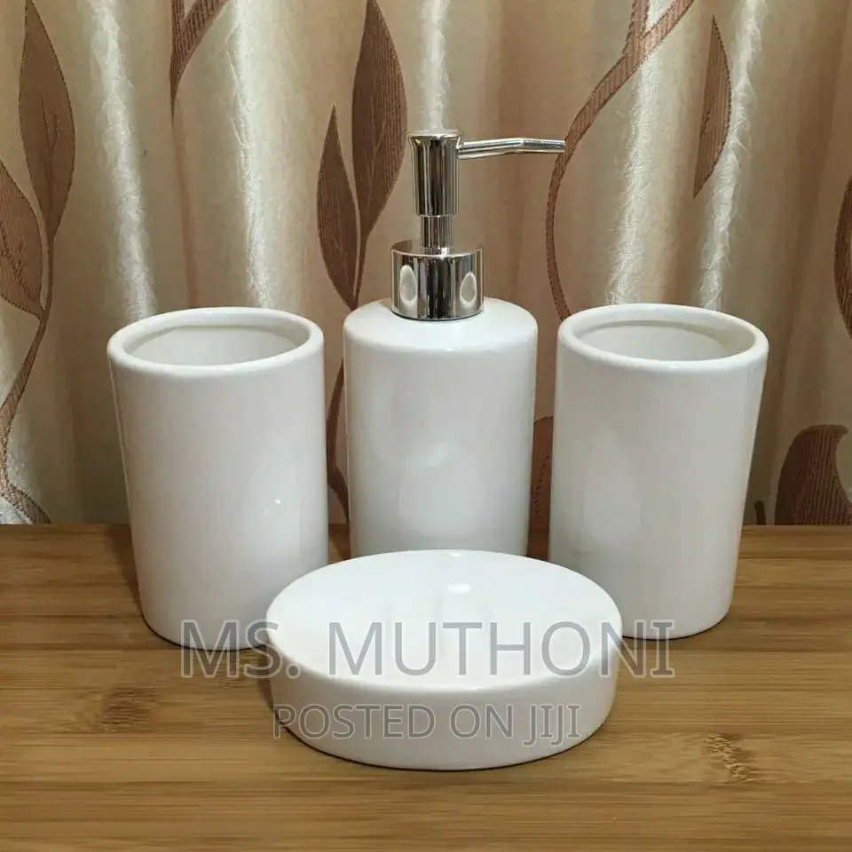 500ml Shampoo Dispenser Bottle Ceramic Lotion Bottl Set of 3