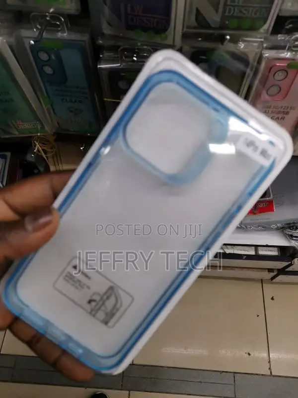 iPhone 14 Pro Max Straight Edge Shockproof TPU Phone
