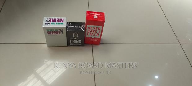 Never Have I Ever and What Do You Meme Card Games Available