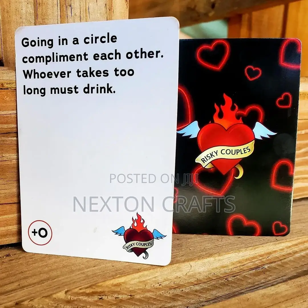 Risky Couples Card Game, Fun Couples