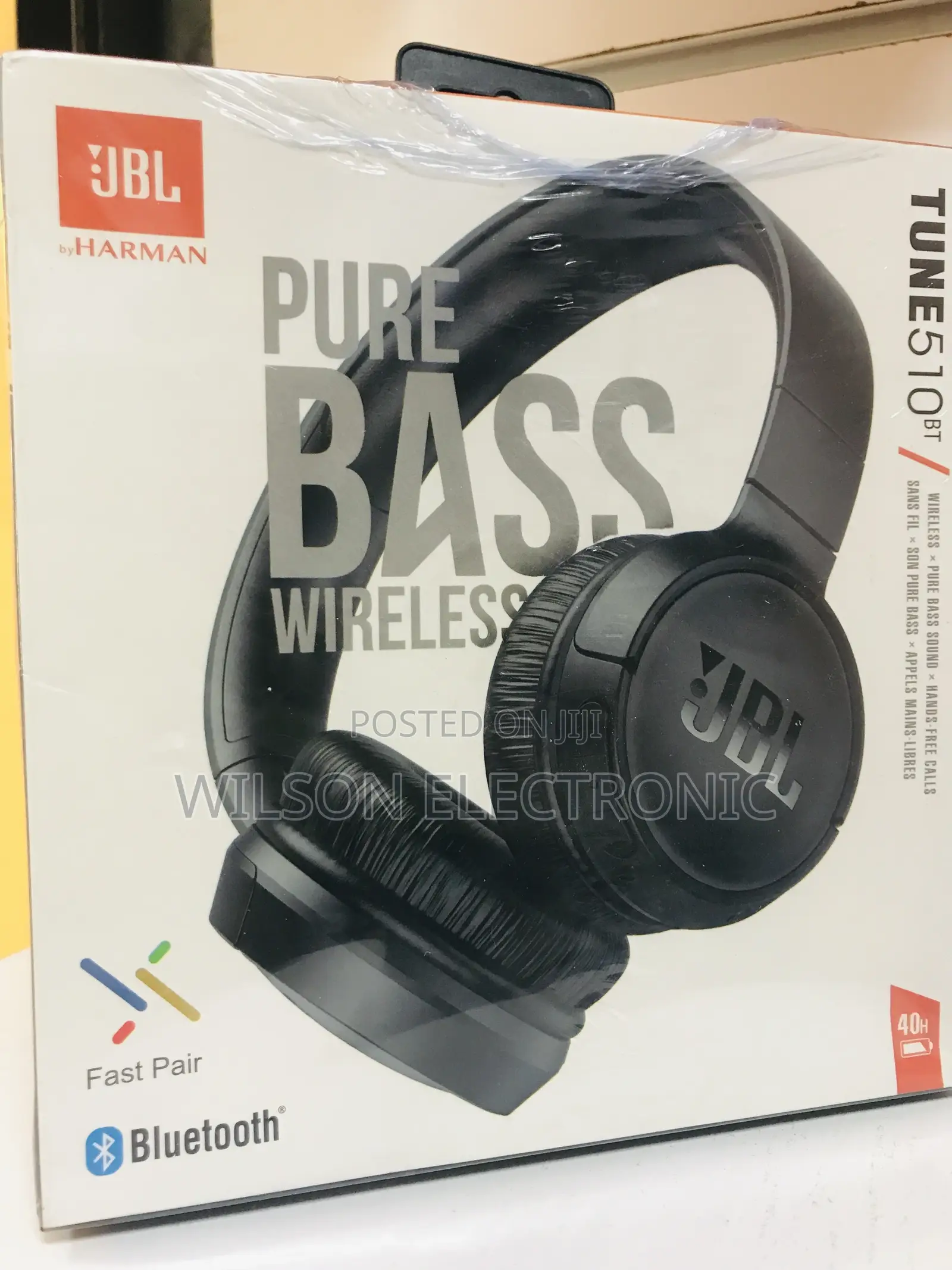 JBL TUNE510BT. Pure Bass Bluetooth Headphone