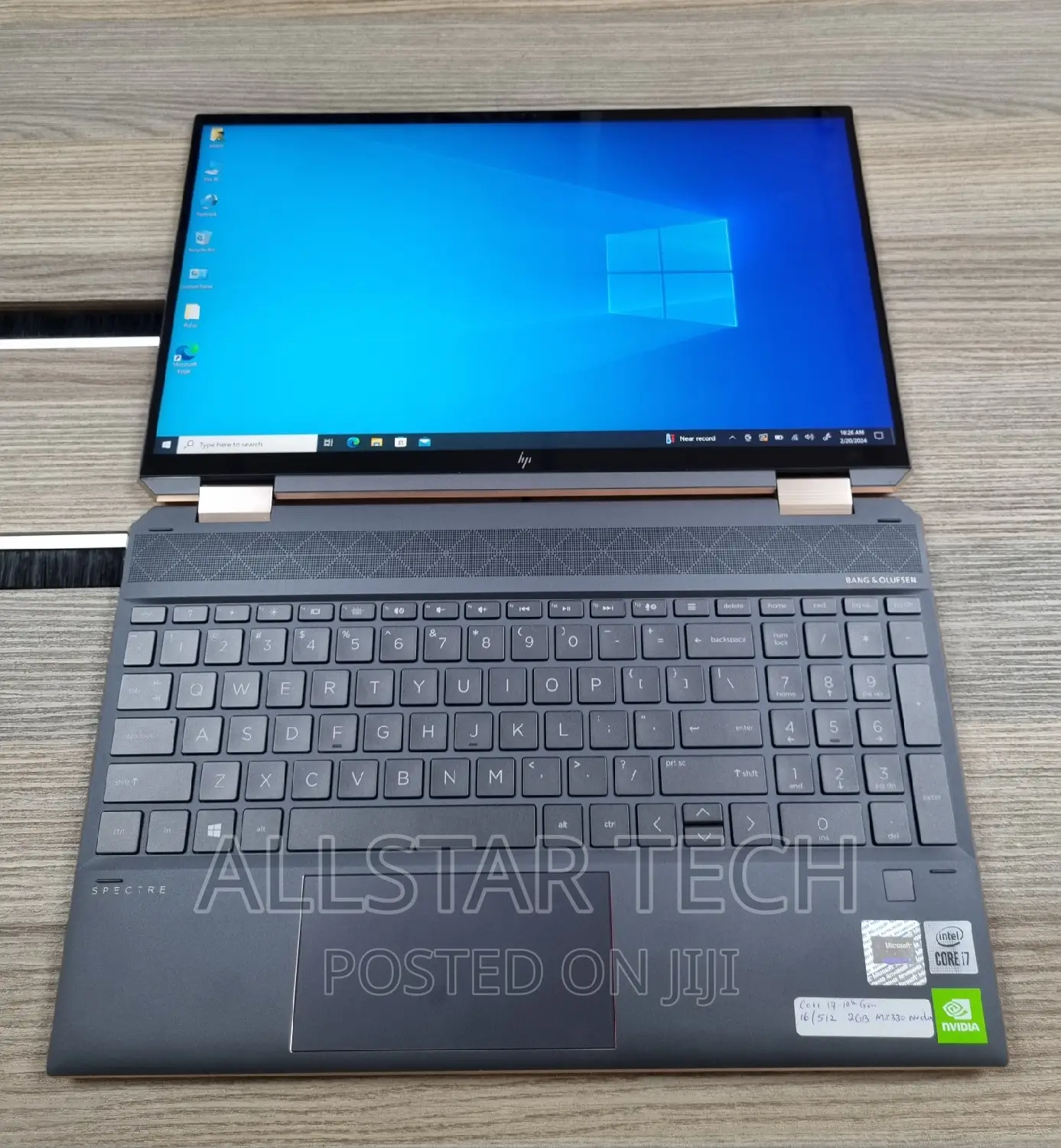 Laptop HP Spectre X360 15 16GB Intel Core I7 SSD 512GB
