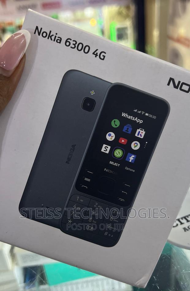 New Nokia 6300 Black - main view