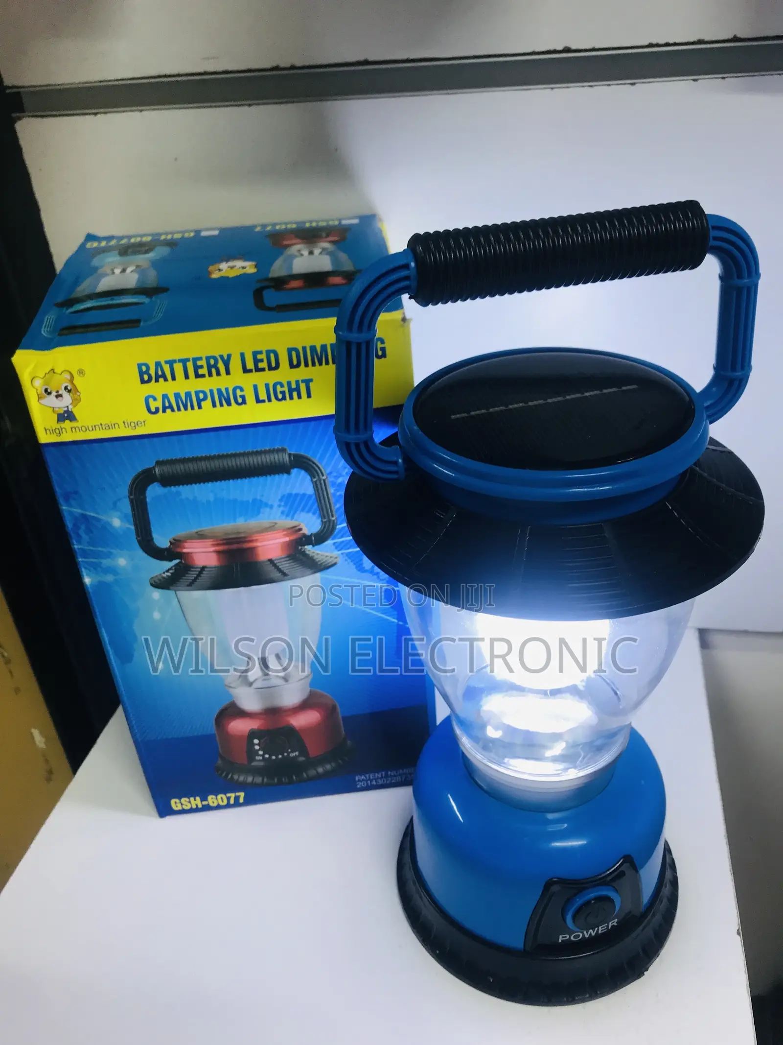 Solar Rechargeable Camping Lamp