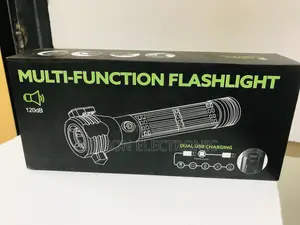 Multifunction Flashlight/ Solar Rechargeable Torch