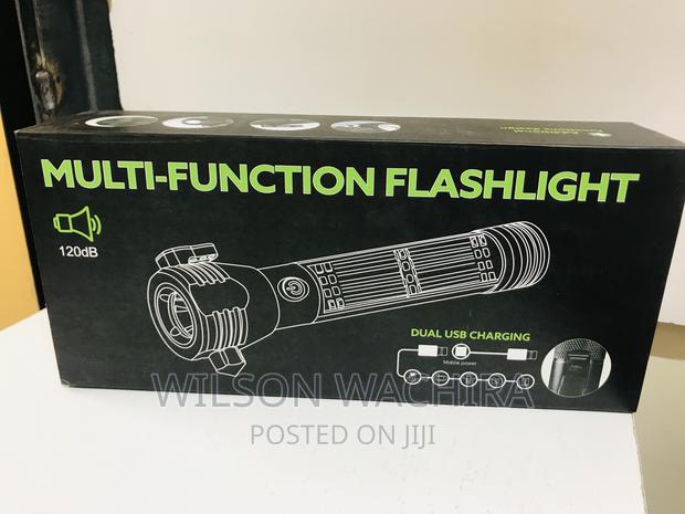 Multifunction Flashlight/ Solar Rechargeable Torch - thumbnail 2