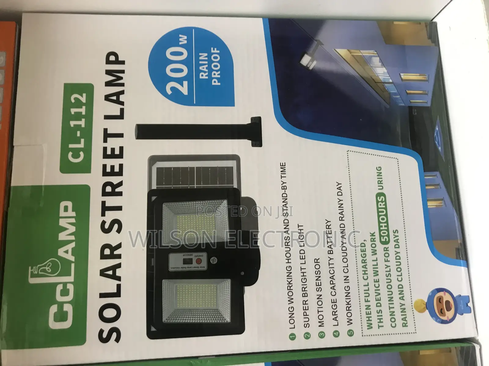 Solar Security Streetlights. 200w