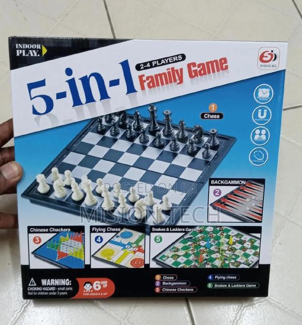 5 in 1 Family Game Board - main view
