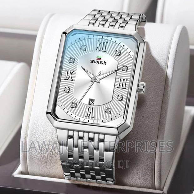 Silver Swish Stylish Men's Watch