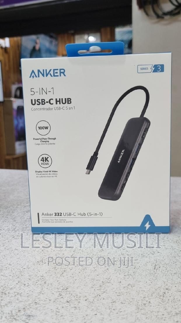 Anker 332 USB-C Hub (5-in-1) With HDMI Display,