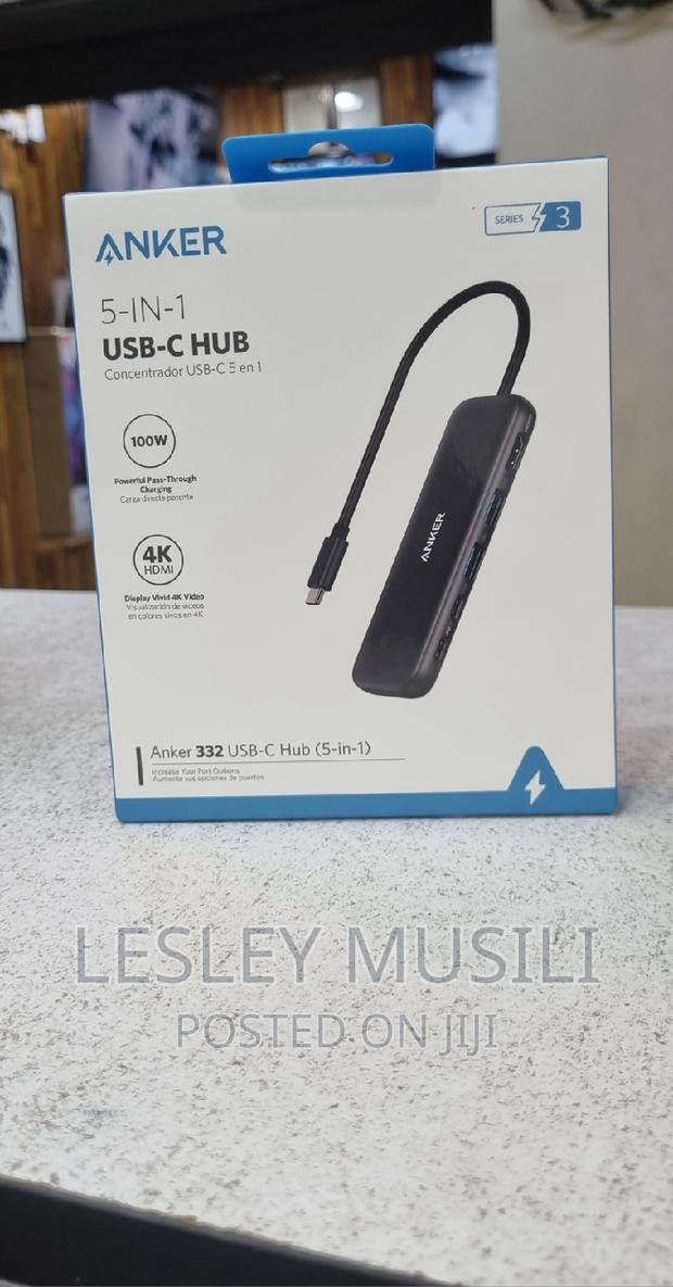 Anker 332 USB-C Hub (5-in-1) With HDMI Display, - thumbnail 2