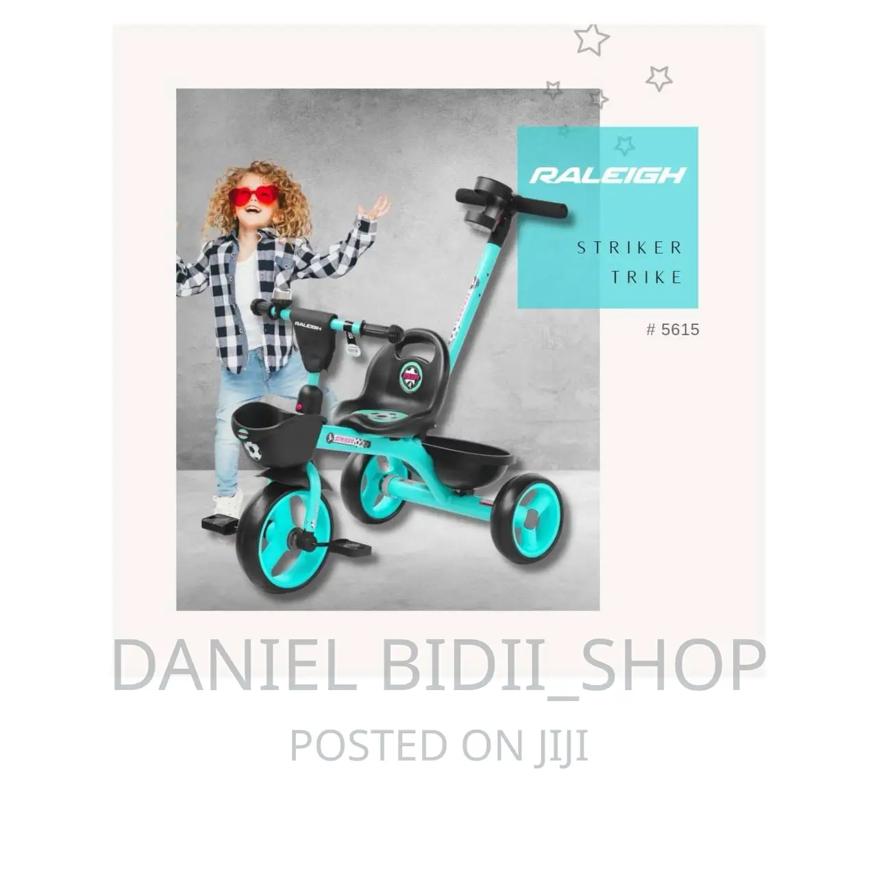 Blue Raleigh Kids Tricycle