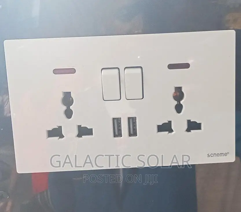 Twin Sockets With USB
