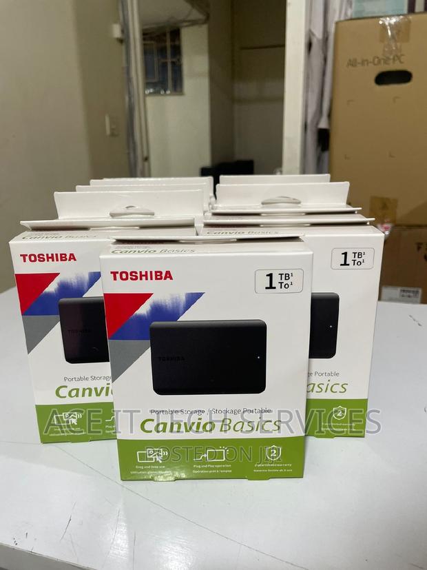 Toshiba External Hard Drive 1TB Portable Storage