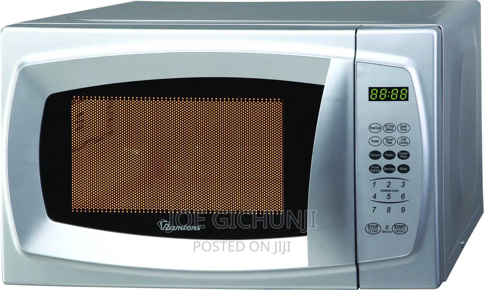 20 Liters Digital Microwave Silver- Rm/320