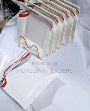 Plate,6 PCS Square Mellamine Plates - thumbnail 2