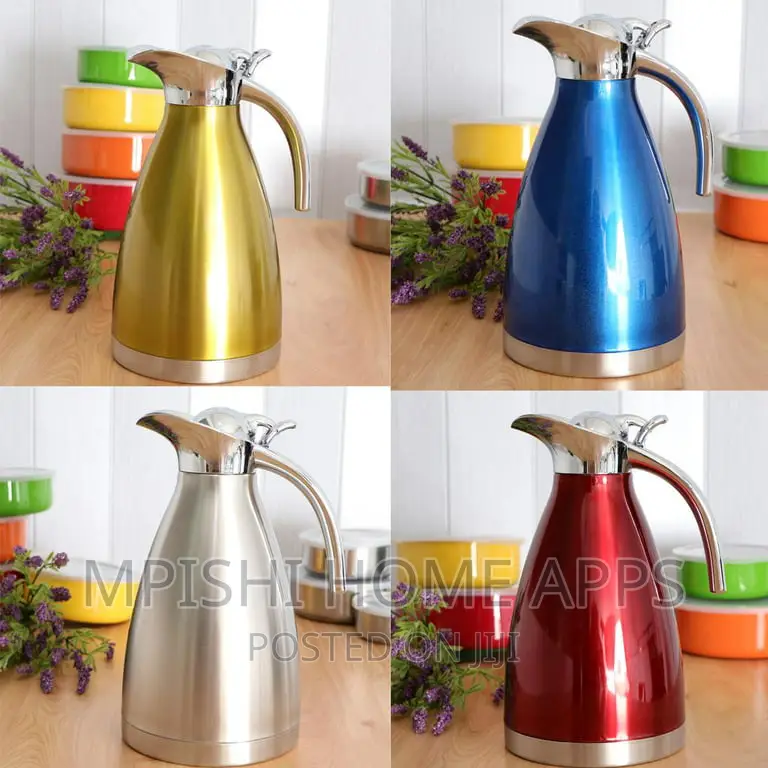 2 LTRS Peacock Vacuum Flask Stainless Steal