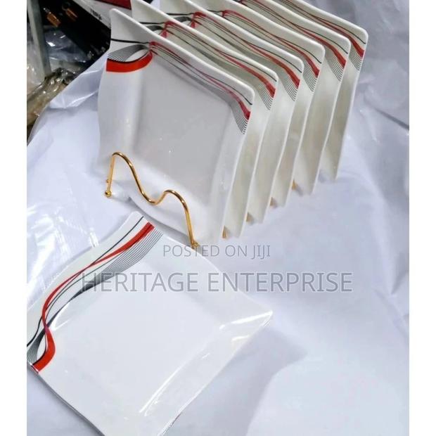 Please,6 PCS Square Mellamine Plates ,