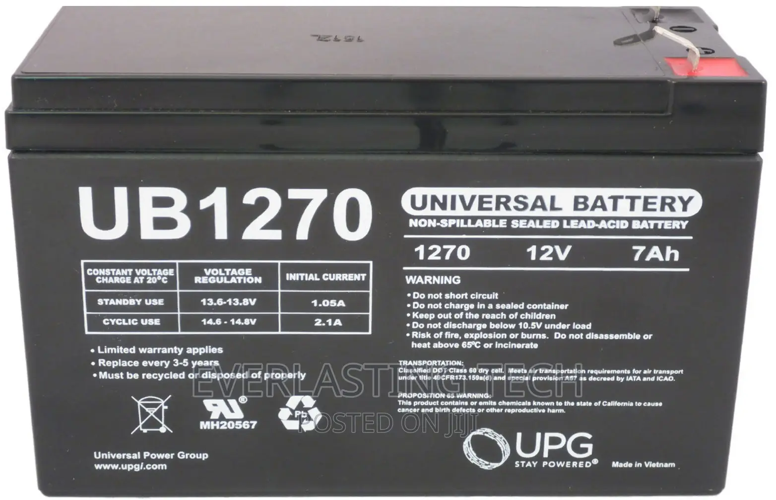 APC 12V 7ah UPS Battery