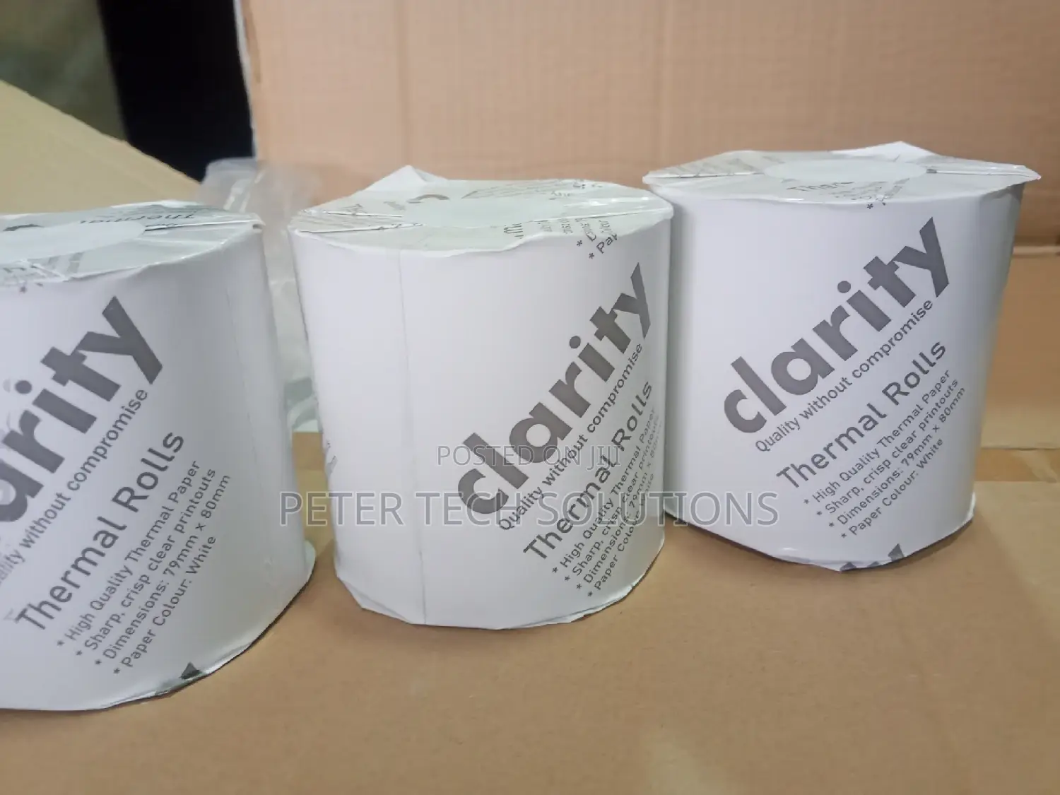 79 by 80 MM Thermal Rolls (1 Box of 50 Pieces)