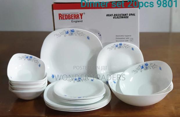 20 PCS Blue Print Dinner Set - main view