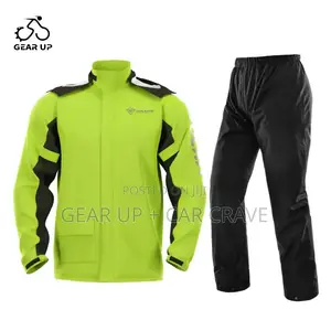 Motorbike Rider Full Waterproof Reflective Jacket Trouser