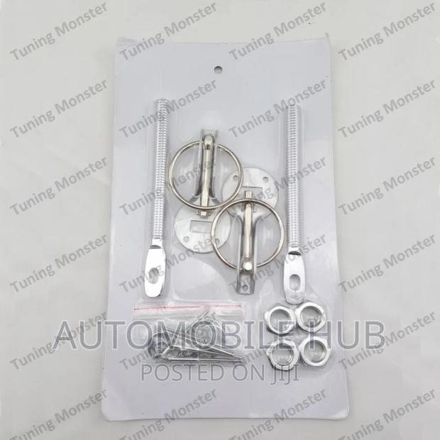 Silver Bonnet Hood Decorations - main view