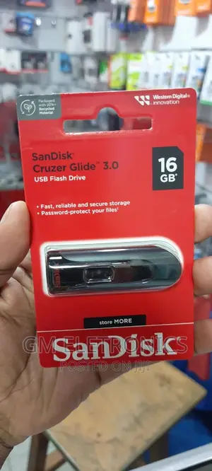 16gb Sandisk Cruzer Glide Flash Drive.