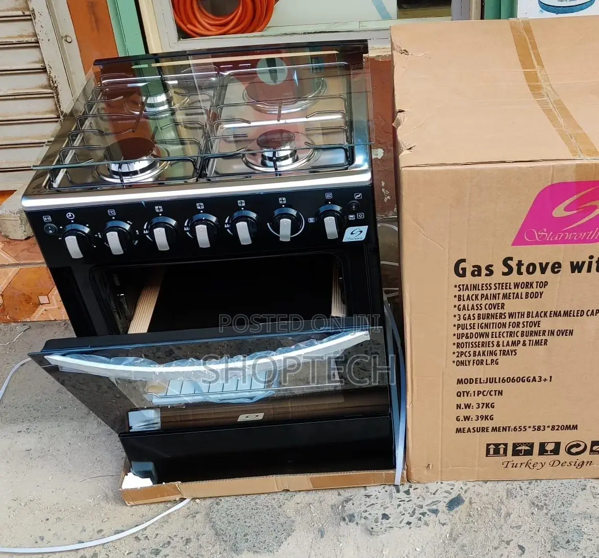 *Starworth Standing Cooker*
50x50cm
3g+1e
Electric Oven